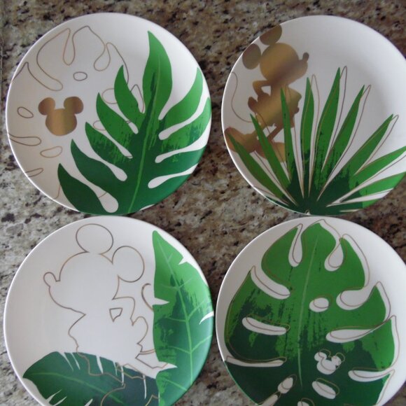 disney mickey mouse melamine dinner plates - Picture 1 of 9